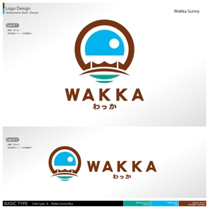 Bash_Design (Bash_Design)さんのサイクリスト向け複合施設（宿泊・カフェ等）「Wakka」(わっか)のロゴへの提案