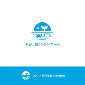 J wonder (J-wonder)さんの【南国・徳之島】クジラの見えるコワーキングスペース「みらい創りラボ・いのかわ」のロゴ制作への提案