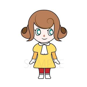 ちょき (O_OUB)さんの求人サイト「ジョブカロリ」の公式キャラクター「カロリーナ（女の子）」「くま」のキャラクターデザインへの提案