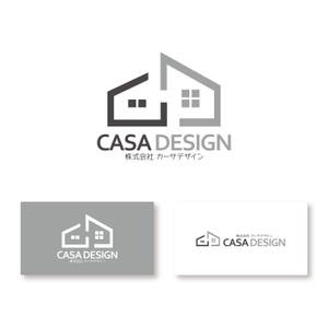 M+DESIGN WORKS (msyiea)さんの新会社　建設設計の不動産会社　「CASA DESIGN」のロゴ制作への提案