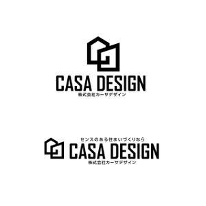 Hagemin (24tara)さんの新会社　建設設計の不動産会社　「CASA DESIGN」のロゴ制作への提案