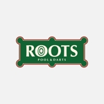 i_c_u_cさんの「POOL&DARTS CAFE ROOTS またはPool&Darts Cafe Roots」のロゴ作成への提案