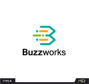 M SPACE DESIGN (m-space)さんの社内研究開発チーム「Buzzworks」のロゴへの提案