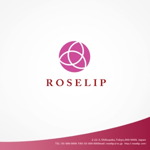 H-Design (yahhidy)さんのメンズオイルエステ「ROSELIP」のロゴへの提案