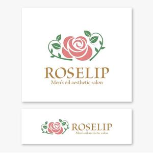 design vero (VERO)さんのメンズオイルエステ「ROSELIP」のロゴへの提案