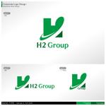 Bash_Design (Bash_Design)さんのコンサルティング会社「H2グループ」のロゴへの提案