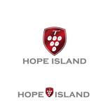yuga1011さんの自然派ワインのカフェバー「Hope Island」のロゴへの提案