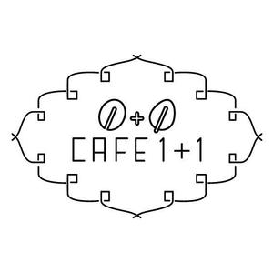 3110 Design (0Fujino17)さんのコーヒーとチャイニーズティのお店「CAFE 1+1」のロゴへの提案
