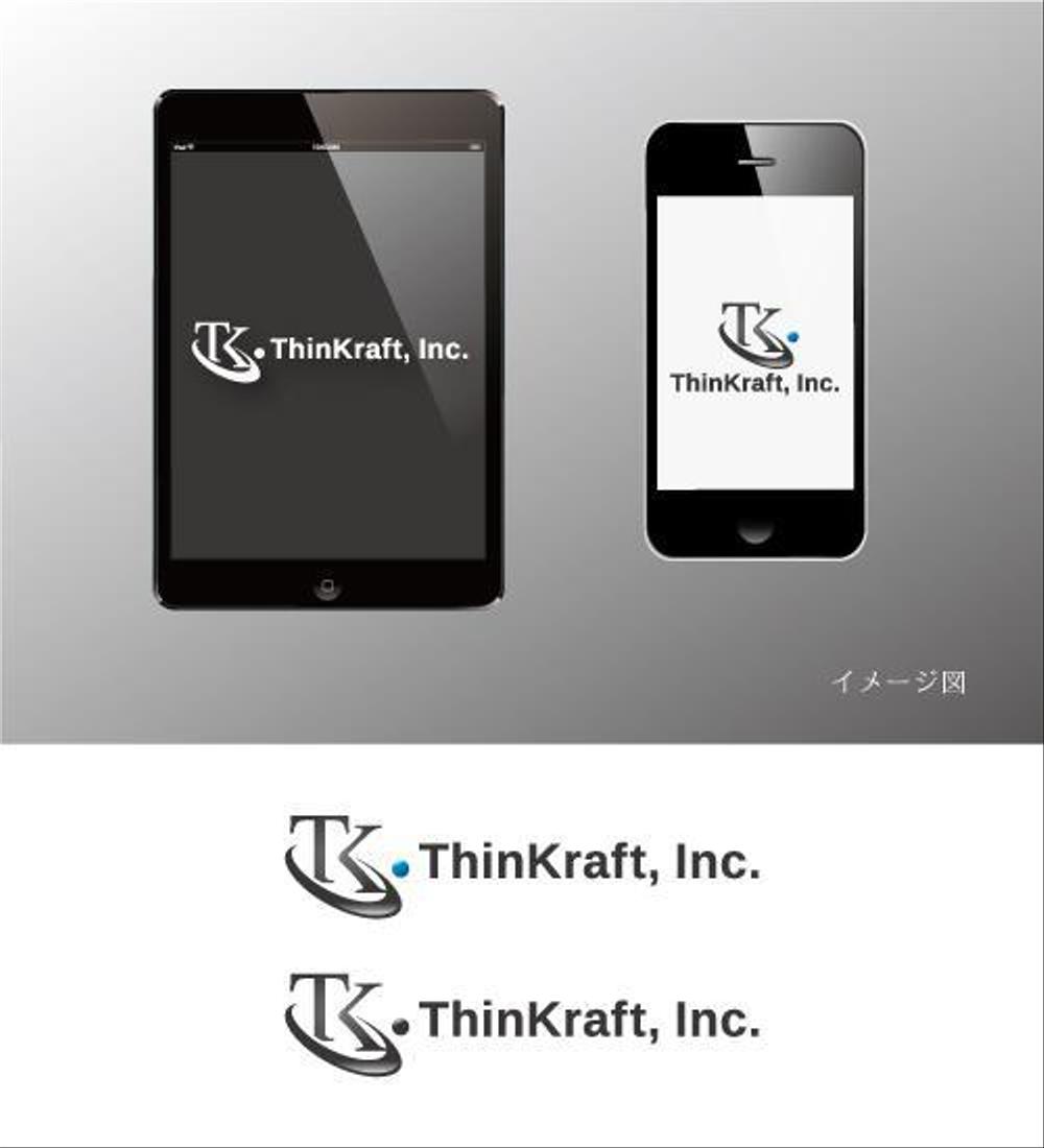 会社ロゴ作成 / インターネット企業「ThinKraft, Inc.」のロゴ作成