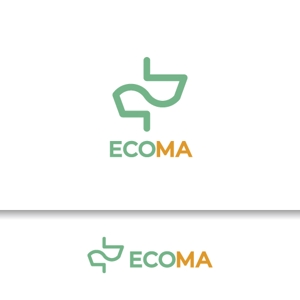 baku_modokiさんの新会社産業廃棄物業「(株)エコマ」のロゴへの提案