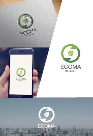 web_rog ()さんの新会社産業廃棄物業「(株)エコマ」のロゴへの提案