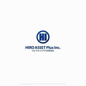 shirokuma_design (itohsyoukai)さんの資産管理会社（ヒロ・アセットプラス合同会社（HIRO　ASSET Plus Inc.））のロゴマークの作成依頼への提案