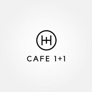 tanaka10 (tanaka10)さんのコーヒーとチャイニーズティのお店「CAFE 1+1」のロゴへの提案