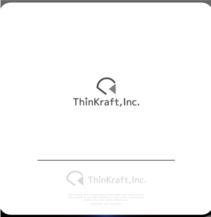 NJONESKYDWS (NJONES)さんの会社ロゴ作成 / インターネット企業「ThinKraft, Inc.」のロゴ作成への提案