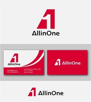drkigawa (drkigawa)さんのシステム開発会社 AllinOne(オールインワン) のロゴ作成依頼への提案