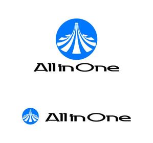 MacMagicianさんのシステム開発会社 AllinOne(オールインワン) のロゴ作成依頼への提案