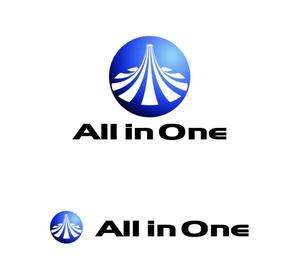 MacMagicianさんのシステム開発会社 AllinOne(オールインワン) のロゴ作成依頼への提案