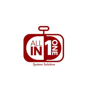 taguriano (YTOKU)さんのシステム開発会社 AllinOne(オールインワン) のロゴ作成依頼への提案