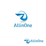 atomgra (atomgra)さんのシステム開発会社 AllinOne(オールインワン) のロゴ作成依頼への提案