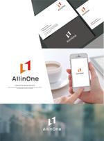 はなのゆめ (tokkebi)さんのシステム開発会社 AllinOne(オールインワン) のロゴ作成依頼への提案