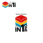 taguriano (YTOKU)さんのシステム開発会社 AllinOne(オールインワン) のロゴ作成依頼への提案