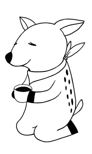 papapapipoさんのカフェのマスコットキャラクターへの提案