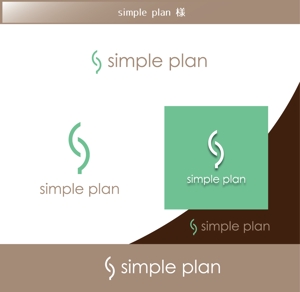 FISHERMAN (FISHERMAN)さんの飲食店展開『株式会社simple plan』のロゴへの提案