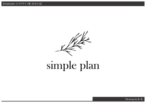 K+K (keita0803)さんの飲食店展開『株式会社simple plan』のロゴへの提案
