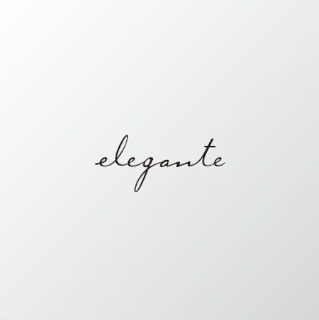 ALTAGRAPH (ALTAGRAPH)さんのレディースアパレルブランド「elegante」のロゴデザインへの提案