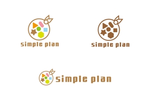 all-e (all-e)さんの飲食店展開『株式会社simple plan』のロゴへの提案