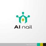 ＊ sa_akutsu ＊ (sa_akutsu)さんの自動ネイルマシンでの施術を専門としたネイルサロン「AI nail」のロゴへの提案