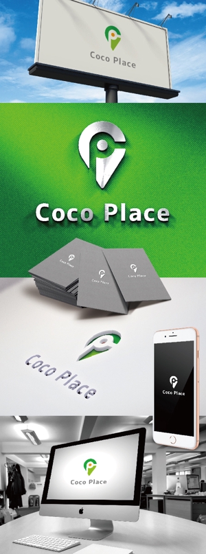 k_31 (katsu31)さんの写真から今行きたい場所を探せる新しい地域情報アプリ「Coco Place」のロゴへの提案