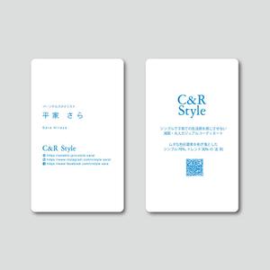 TYPOGRAPHIA (Typograph)さんのパーソナルスタイリストの会社「C＆R Style」の名刺デザインへの提案