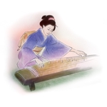 tomotomosho (tomotomosho)さんの江戸時代についての郷土歴史書の挿絵：江戸時代風なイラスト（着物姿の女性が琴を弾いているイラスト）への提案