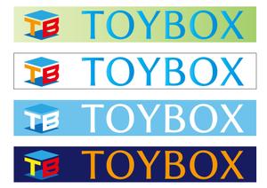THREEWHEELS (threewheels)さんのおもちゃレンタルサイト「TOYBOX」のロゴへの提案