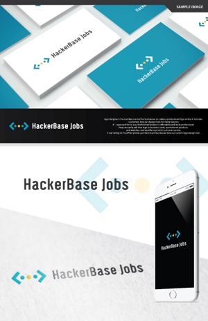 take5-design (take5-design)さんのWebエンジニアと企業をつなぐ　「HackerBase Jobs」のサービスロゴへの提案