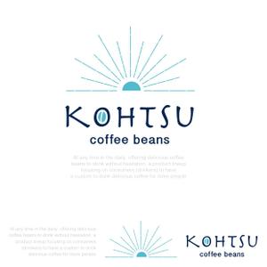 Design co.que (coque0033)さんのコーヒービーンズ・ネットショップ「Kohtsu Coffee」のロゴへの提案