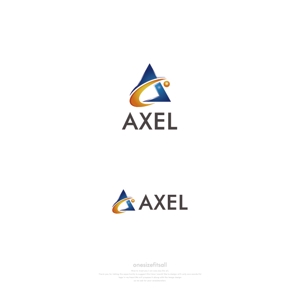 onesize fit’s all (onesizefitsall)さんの株式会社AXELのロゴ作成への提案