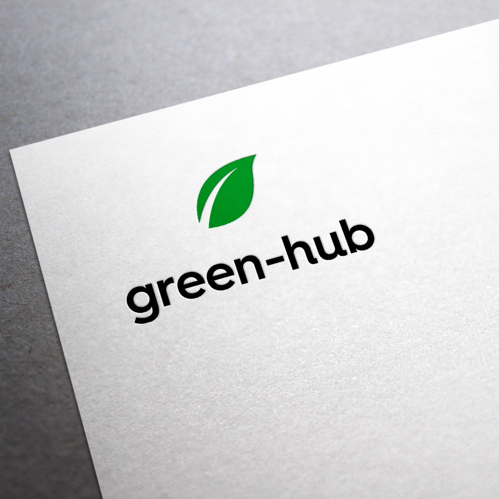 家庭菜園向け「green-hub」のロゴ