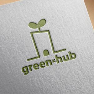 Innocent public tree (nekosu)さんの家庭菜園向け「green-hub」のロゴへの提案