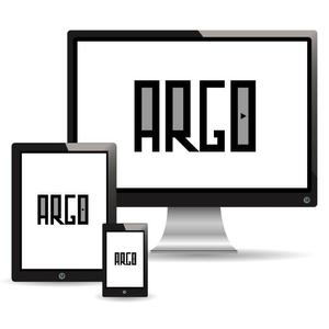 コトブキヤ (kyo-mei)さんのAR（拡張現実）のオウンドメディアサイト「ARGO」のロゴへの提案