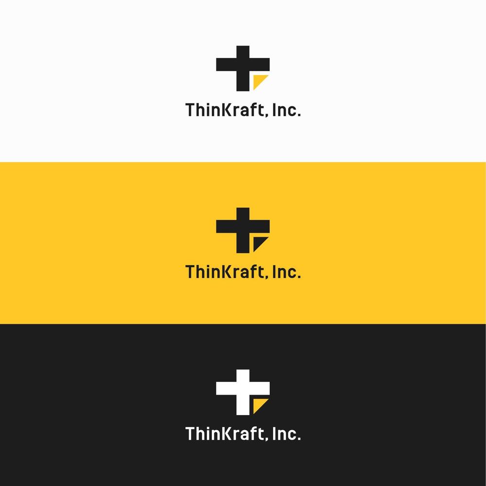 会社ロゴ作成 / インターネット企業「ThinKraft, Inc.」のロゴ作成