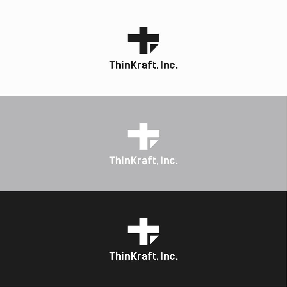 会社ロゴ作成 / インターネット企業「ThinKraft, Inc.」のロゴ作成