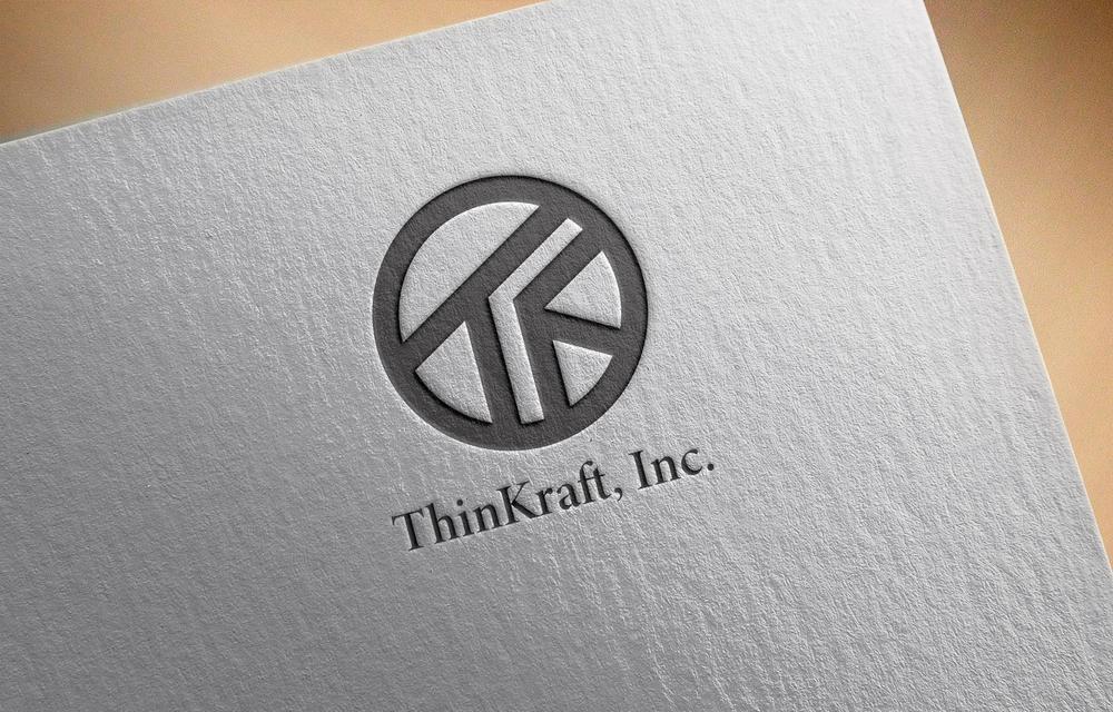 会社ロゴ作成 / インターネット企業「ThinKraft, Inc.」のロゴ作成