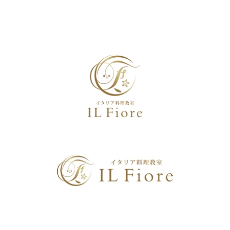 Yolozu (Yolozu)さんの黄金比率　イタリア料理教室　IL Fioreのロゴへの提案