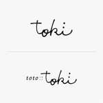 artwork (artworkbox)さんの美容室2店舗目オープン「toki」のロゴデザイン依頼への提案