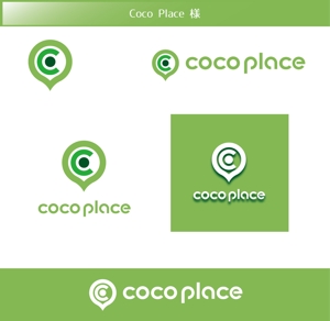 FISHERMAN (FISHERMAN)さんの写真から今行きたい場所を探せる新しい地域情報アプリ「Coco Place」のロゴへの提案