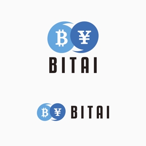 元気な70代です。 (nakaya070)さんのBitCoinと日本円のAIを使ったアービートラージシステム商品ロゴへの提案