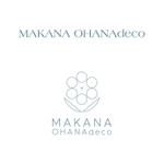 PLUS_design (PLUS_design)さんのフラワーショップ「MAKANA OHANAdeco」のロゴへの提案