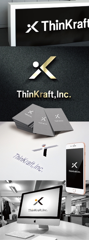 k_31 (katsu31)さんの会社ロゴ作成 / インターネット企業「ThinKraft, Inc.」のロゴ作成への提案